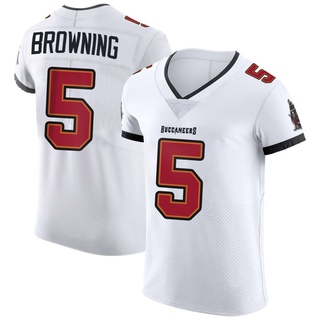 Elite Jack Browning Men's Tampa Bay Buccaneers Vapor Jersey - White