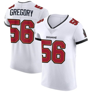 Elite Randy Gregory Men's Tampa Bay Buccaneers Vapor Jersey - White