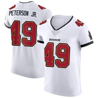 Elite Shaun Peterson Jr. Men's Tampa Bay Buccaneers Vapor Jersey - White