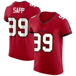 Elite Warren Sapp Men's Tampa Bay Buccaneers Vapor Jersey - Red