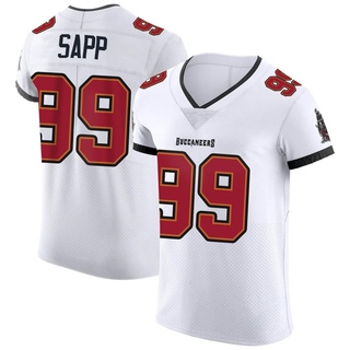 Elite Warren Sapp Men's Tampa Bay Buccaneers Vapor Jersey - White