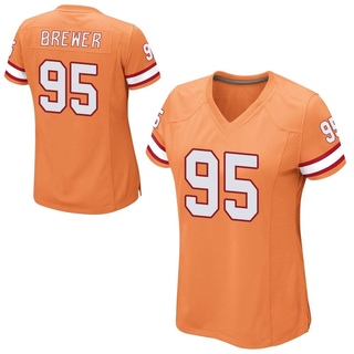 Game C.J. Brewer Women's Tampa Bay Buccaneers Alternate Jersey - Orange