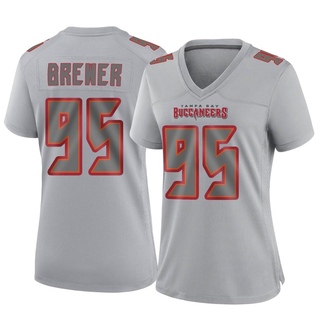 Game C.J. Brewer Women's Tampa Bay Buccaneers Atmosphere Fashion Jersey - Gray