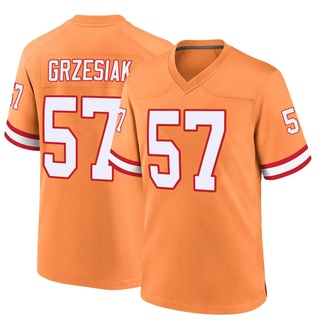 Game Daniel Grzesiak Men's Tampa Bay Buccaneers Throwback Jersey - Orange