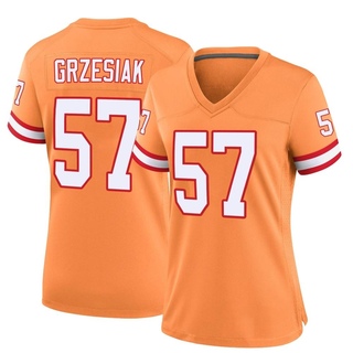 Game Daniel Grzesiak Women's Tampa Bay Buccaneers Throwback Jersey - Orange