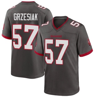 Game Daniel Grzesiak Youth Tampa Bay Buccaneers Pewter Alternate Jersey