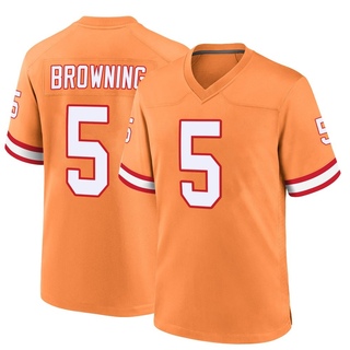 Game Jack Browning Men's Tampa Bay Buccaneers Throwback Jersey - Orange