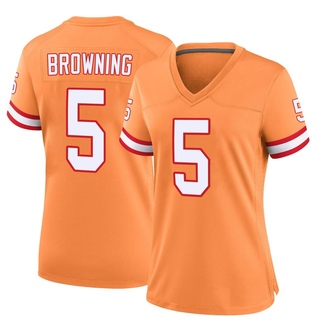 Game Jack Browning Women's Tampa Bay Buccaneers Throwback Jersey - Orange