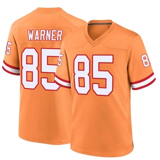 Game Kade Warner Men's Tampa Bay Buccaneers Throwback Jersey - Orange