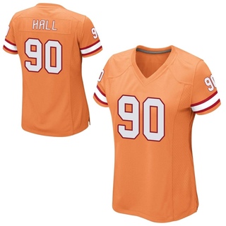 Game Logan Hall Women's Tampa Bay Buccaneers Alternate Jersey - Orange