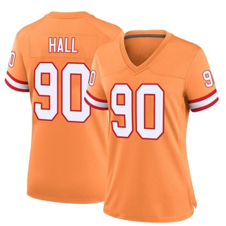 Game Logan Hall Women's Tampa Bay Buccaneers Throwback Jersey - Orange