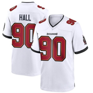 Game Logan Hall Youth Tampa Bay Buccaneers Jersey - White