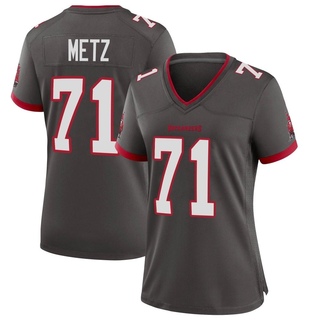 Game Lorenz Metz Women's Tampa Bay Buccaneers Pewter Alternate Jersey