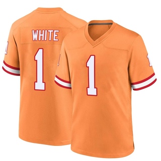 Game Rachaad White Men's Tampa Bay Buccaneers Throwback Jersey - Orange