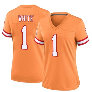 Game Rachaad White Women's Tampa Bay Buccaneers Throwback Jersey - Orange