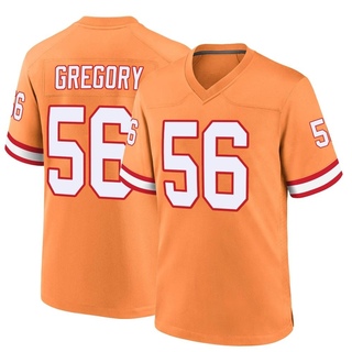 Game Randy Gregory Men's Tampa Bay Buccaneers Throwback Jersey - Orange