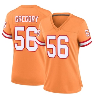 Game Randy Gregory Women's Tampa Bay Buccaneers Throwback Jersey - Orange