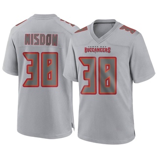 Game Rashad Wisdom Men's Tampa Bay Buccaneers Atmosphere Fashion Jersey - Gray