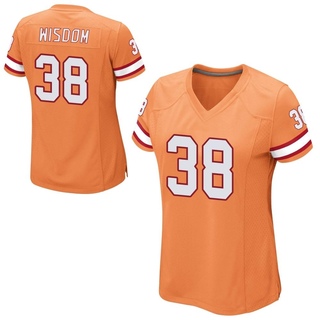 Game Rashad Wisdom Women's Tampa Bay Buccaneers Alternate Jersey - Orange