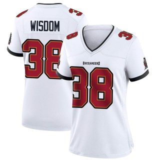 Game Rashad Wisdom Women's Tampa Bay Buccaneers Jersey - White