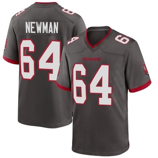 Game Royce Newman Youth Tampa Bay Buccaneers Pewter Alternate Jersey