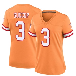 Game Ryan Succop Women's Tampa Bay Buccaneers Throwback Jersey - Orange