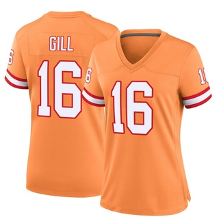 Game Trenton Gill Women's Tampa Bay Buccaneers Throwback Jersey - Orange