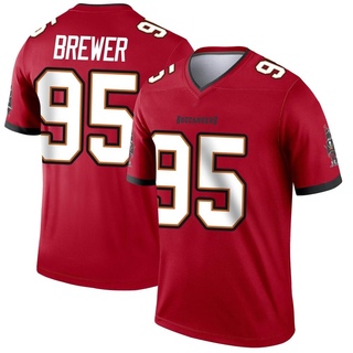 Legend C.J. Brewer Men's Tampa Bay Buccaneers Jersey - Red