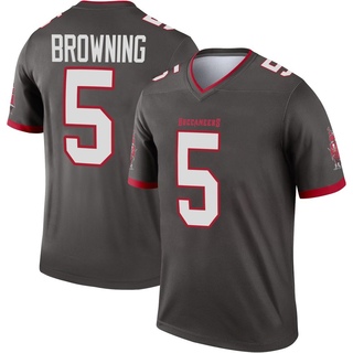 Legend Jack Browning Men's Tampa Bay Buccaneers Pewter Alternate Jersey