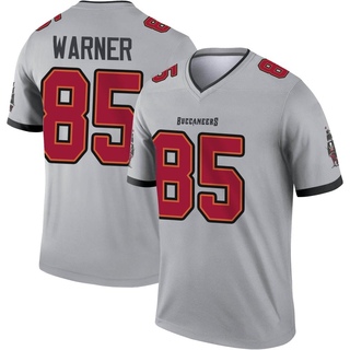 Legend Kade Warner Men's Tampa Bay Buccaneers Inverted Jersey - Gray