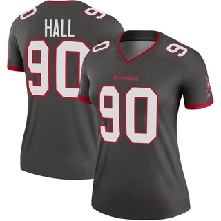 Legend Logan Hall Women's Tampa Bay Buccaneers Pewter Alternate Jersey