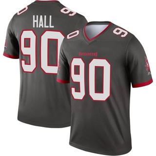 Legend Logan Hall Youth Tampa Bay Buccaneers Pewter Alternate Jersey