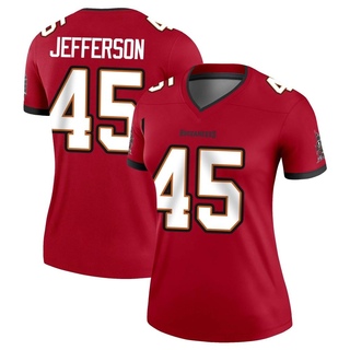 Legend Ramon Jefferson Women's Tampa Bay Buccaneers Jersey - Red