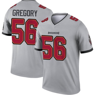 Legend Randy Gregory Men's Tampa Bay Buccaneers Inverted Jersey - Gray