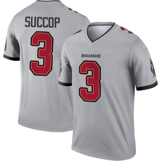 Legend Ryan Succop Men's Tampa Bay Buccaneers Inverted Jersey - Gray