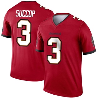 Legend Ryan Succop Men's Tampa Bay Buccaneers Jersey - Red