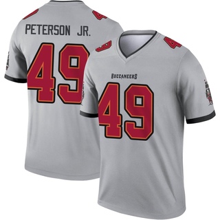 Legend Shaun Peterson Jr. Men's Tampa Bay Buccaneers Inverted Jersey - Gray