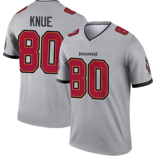 Legend Tanner Knue Youth Tampa Bay Buccaneers Inverted Jersey - Gray