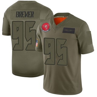 Limited C.J. Brewer Men's Tampa Bay Buccaneers 2019 Salute to Service Jersey - Camo