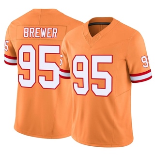 Limited C.J. Brewer Men's Tampa Bay Buccaneers Vapor F.U.S.E. Jersey - Orange