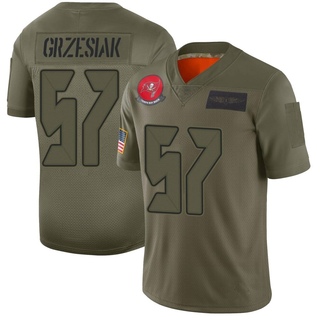 Limited Daniel Grzesiak Men's Tampa Bay Buccaneers 2019 Salute to Service Jersey - Camo