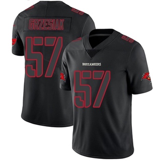 Limited Daniel Grzesiak Men's Tampa Bay Buccaneers Jersey - Black Impact