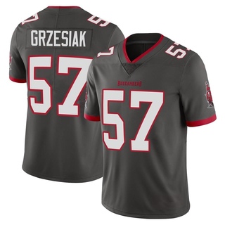 Limited Daniel Grzesiak Men's Tampa Bay Buccaneers Pewter Alternate Vapor Jersey