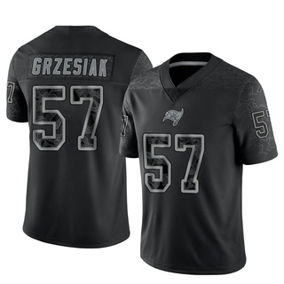 Limited Daniel Grzesiak Men's Tampa Bay Buccaneers Reflective Jersey - Black