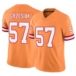 Limited Daniel Grzesiak Men's Tampa Bay Buccaneers Vapor F.U.S.E. Jersey - Orange