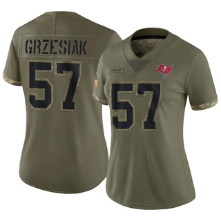 Limited Daniel Grzesiak Women's Tampa Bay Buccaneers 2022 Salute To Service Jersey - Olive