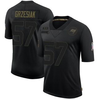 Limited Daniel Grzesiak Youth Tampa Bay Buccaneers 2020 Salute To Service Jersey - Black