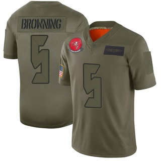 Limited Jack Browning Men's Tampa Bay Buccaneers 2019 Salute to Service Jersey - Camo