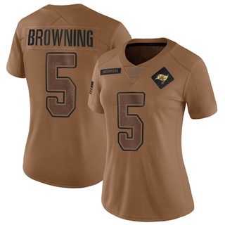 Limited Jack Browning Women's Tampa Bay Buccaneers 2023 Salute To Service Jersey - Brown