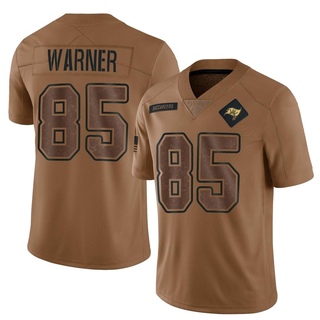 Limited Kade Warner Youth Tampa Bay Buccaneers 2023 Salute To Service Jersey - Brown